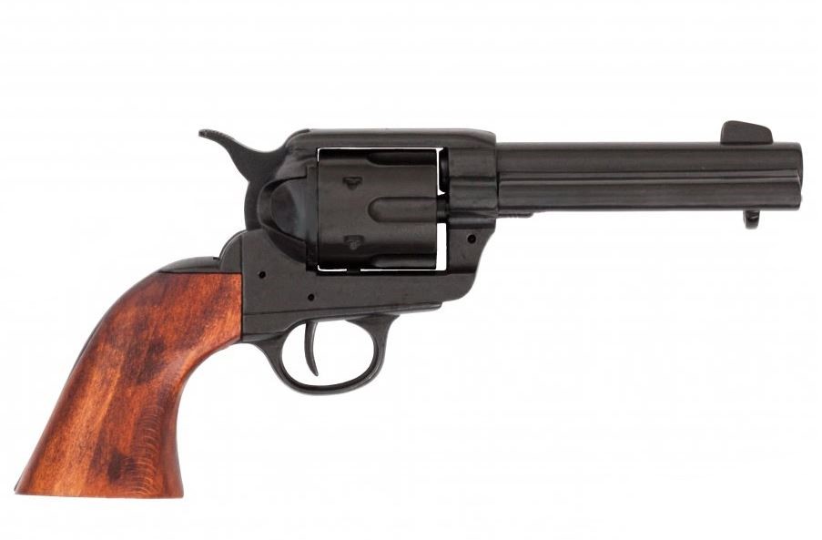 Denix M1873 Fast Draw Non-Firing Revolver Replica in Black - TCN VAULT
