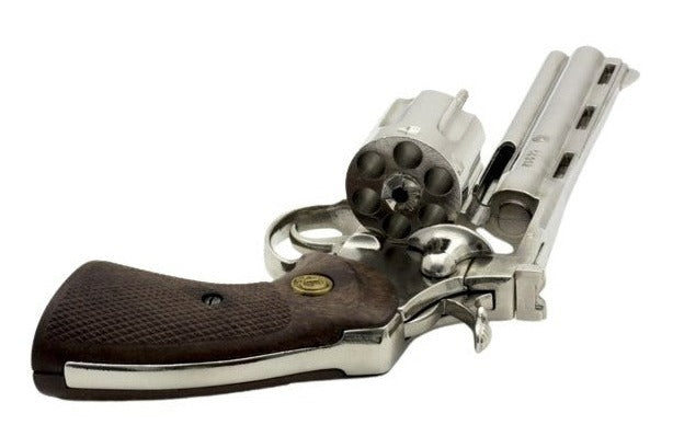 Denix Python 357 Magnum Non-Firing Prop Gun in Nickel - TCN VAULT