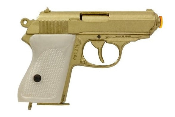 Denix 1931 Walther PPK Non-Firing Replica in Gold Finish - TCN VAULT