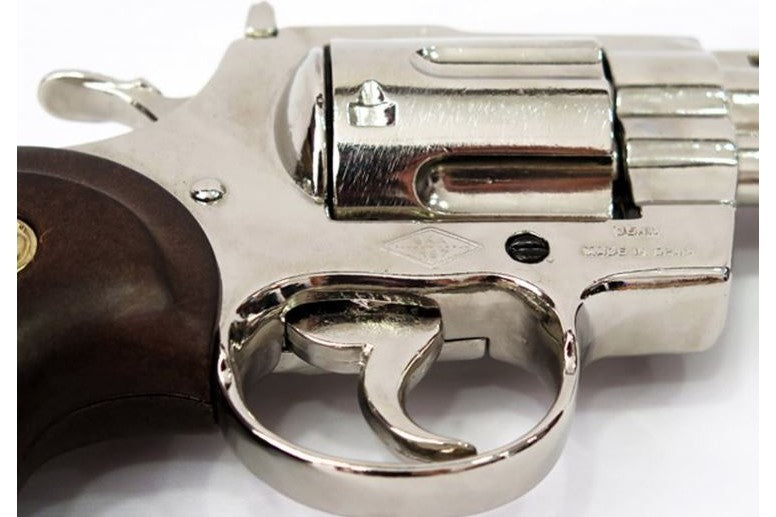 Denix Python 357 Magnum Non-Firing Prop Gun in Nickel - TCN VAULT