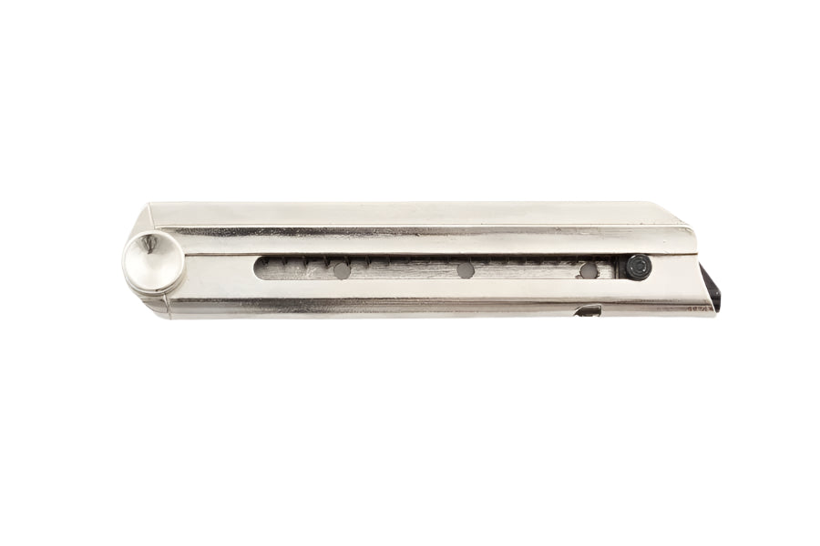 Denix WWII German Luger P-08 Non-Firing Prop Gun in Nickel Finish
