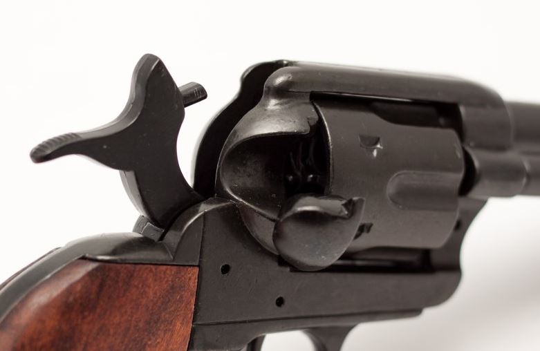 Denix M1873 Fast Draw Non-Firing Revolver Replica in Black - TCN VAULT