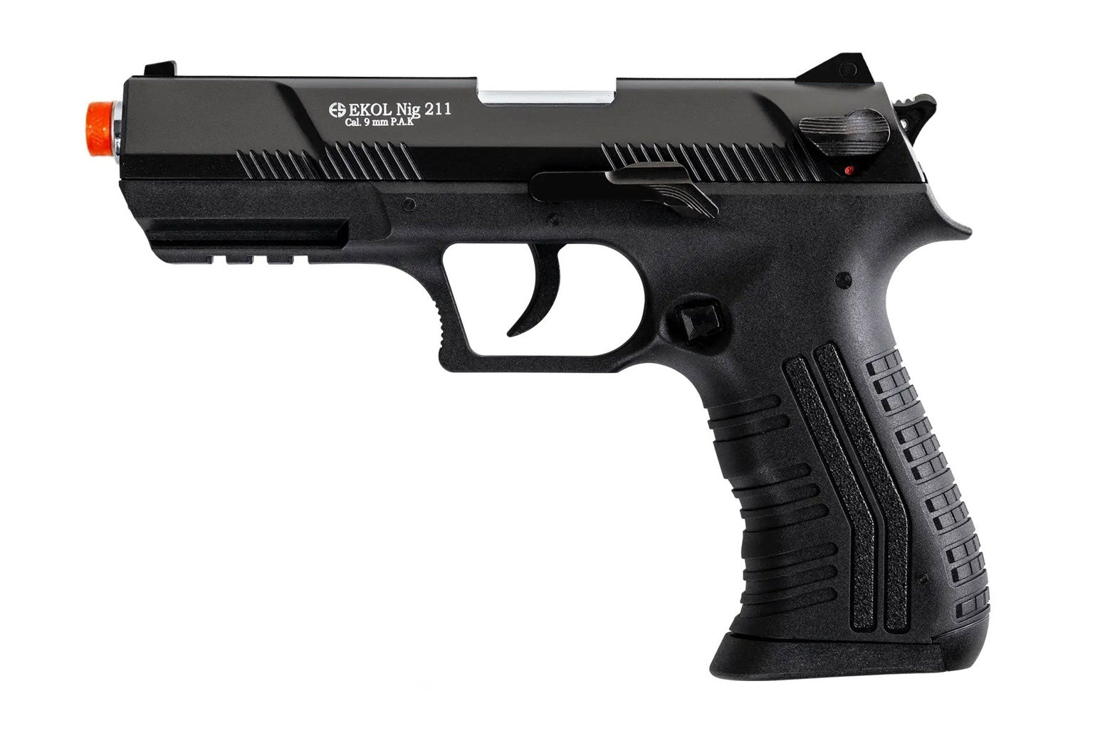 Ekol NIG 211 blank firing gun in black finish