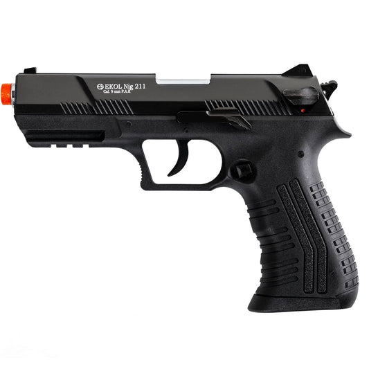 Ekol NIG 211 blank firing gun in black finish