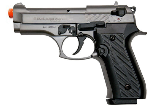 EKOL Jackal Dual Compact 9mm Automatic Blank Gun In Fume - TCN VAULT