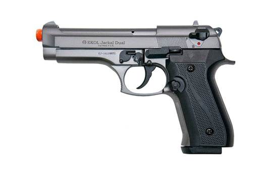 EKOL Jackal Dual Automatic Front Firing Blank Gun in Fume - TCN VAULT