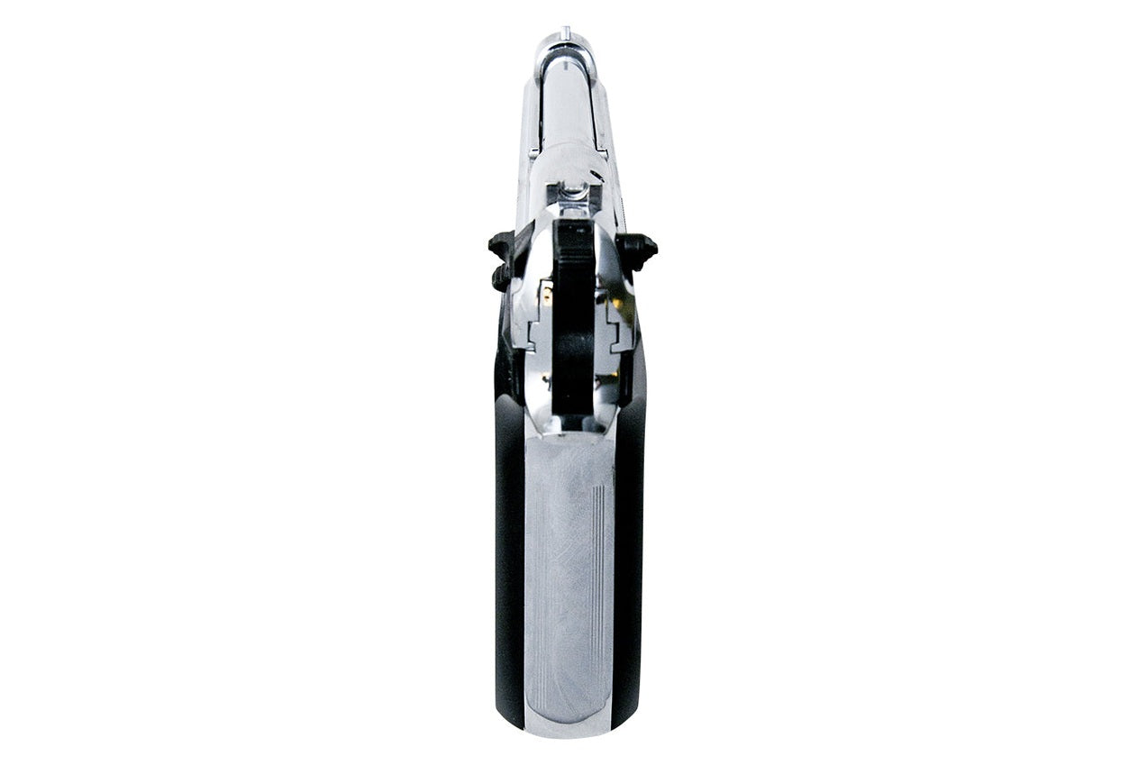 EKOL Jackal Dual 9mm Full Automatic Blank Gun in Nickel - TCN VAULT