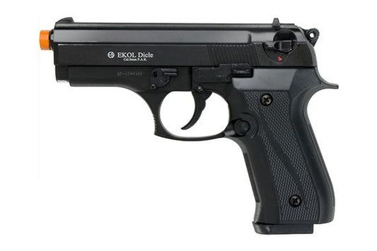 EKOL Dicle Cougar 9mm Semi-Auto Blank Gun in Black - TCN VAULT