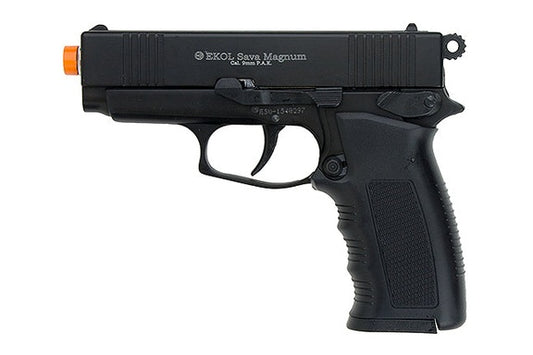 EKOL SAVA Magnum 9mm Semi-Auto Blank Gun in Black - TCN VAULT