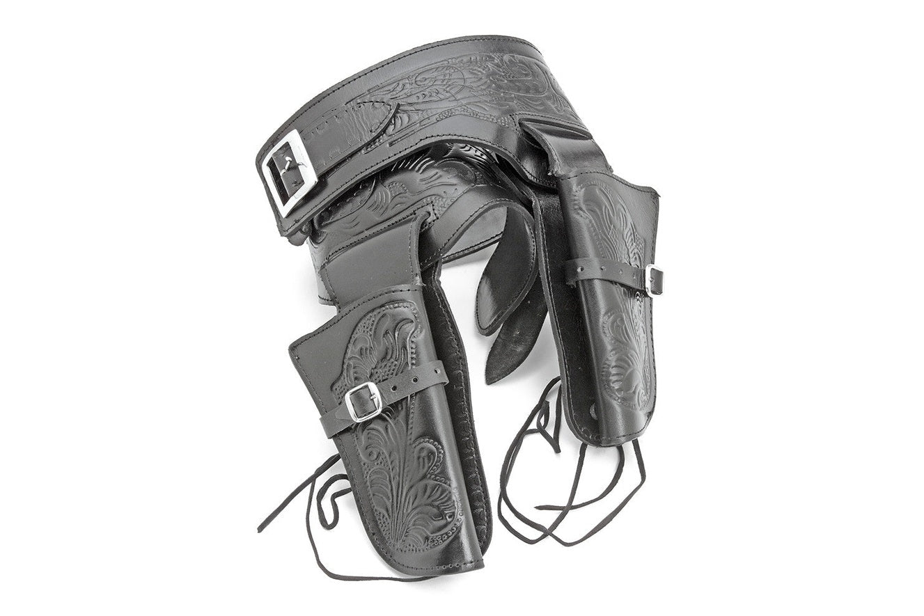 double rig tooled gun holster