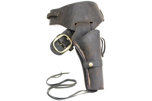 extra large size leather gun holster in a western style