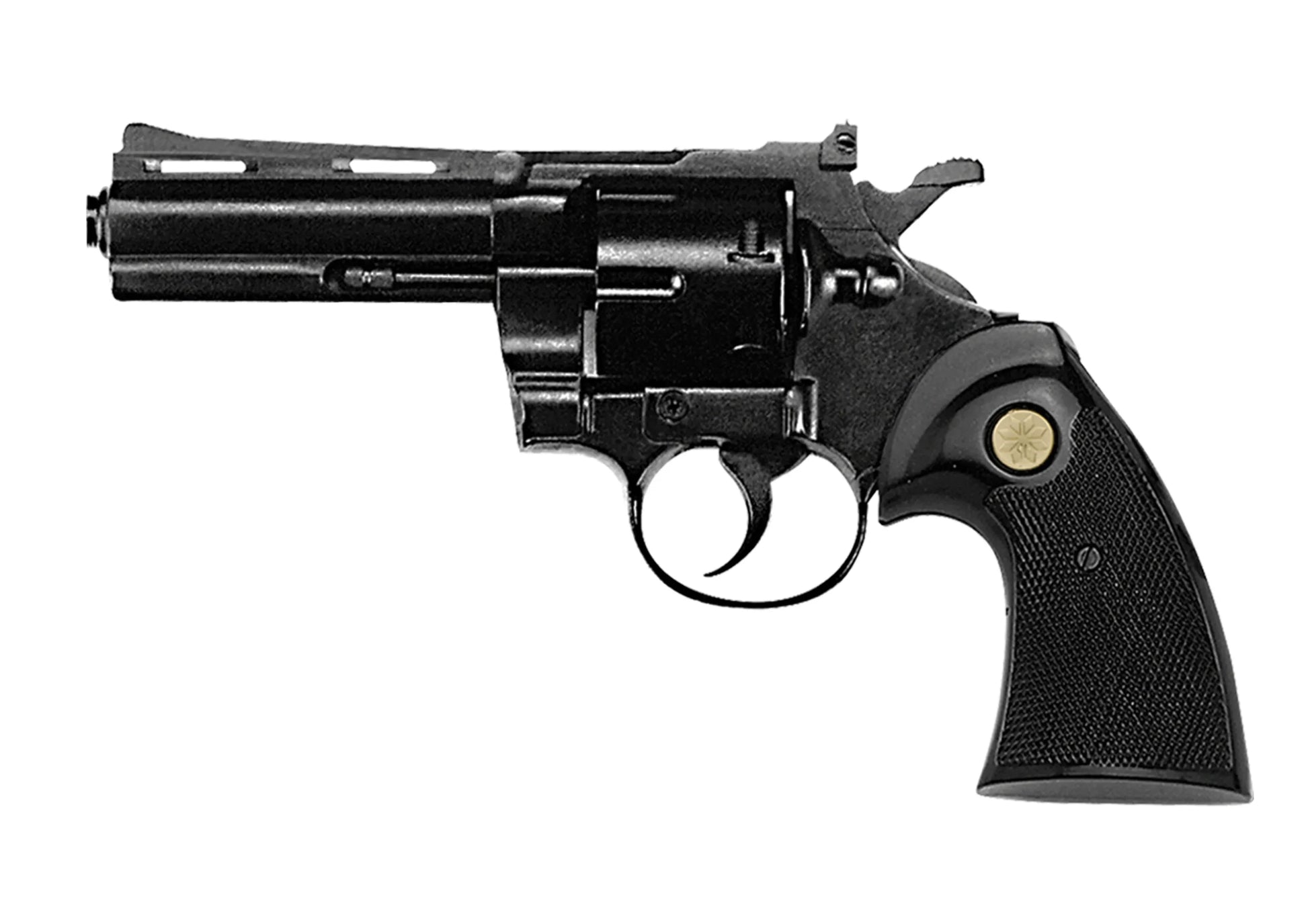 Kimar Python Police Blank Firing Revolver in black finish