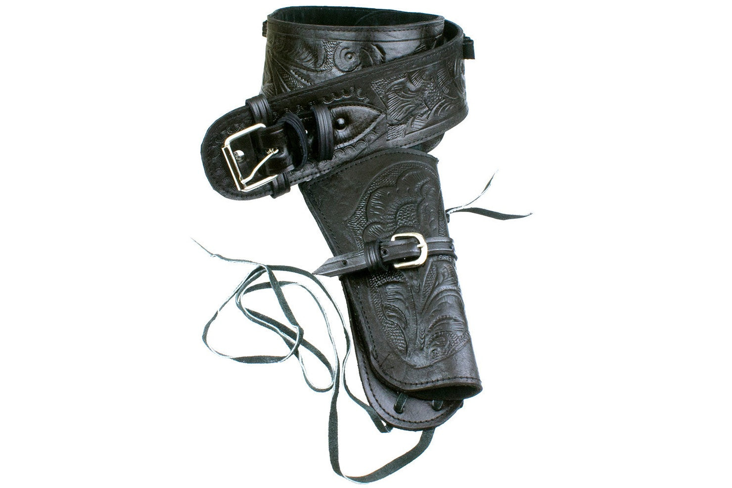 decorative old western holster for a single gun