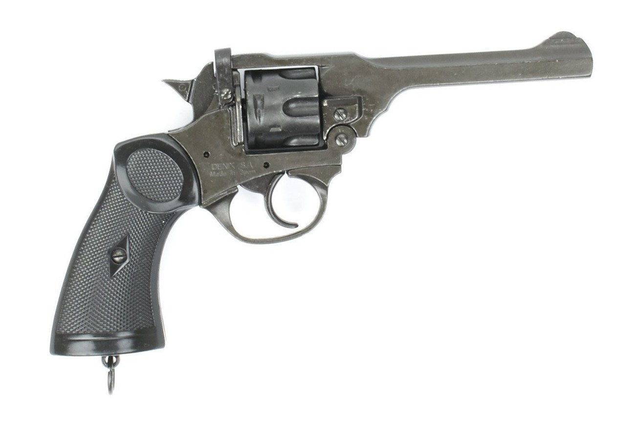 Denix 1923 MK4 Webley Indiana Jones Non-Firing Prop Revolver - TCN VAULT