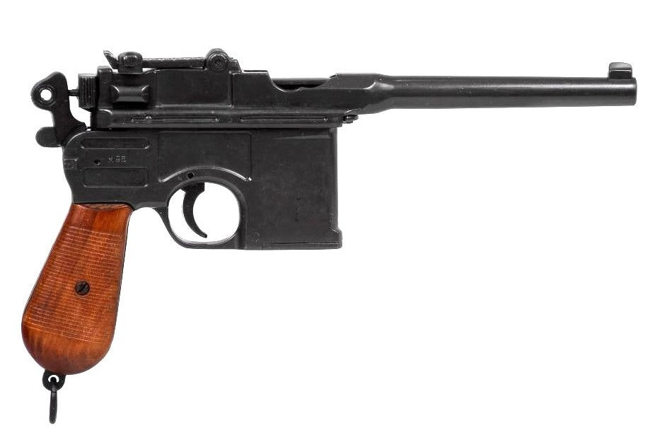 Denix 1896 Mauser Non-Firing Replica Gun With Lacquered Handles - TCN VAULT