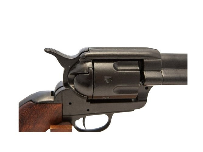 Denix 1873 SAA Buntline Special Non-Firing Revolver In Black - TCN VAULT