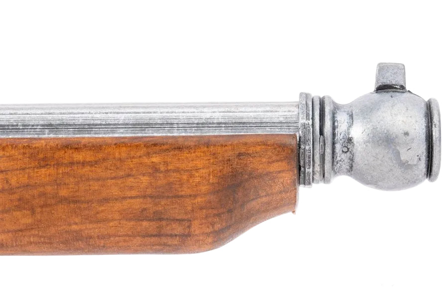 Antique inspired Japanese matchlock firearm replica designed after traditional Tanegashima rifles from feudal Japan