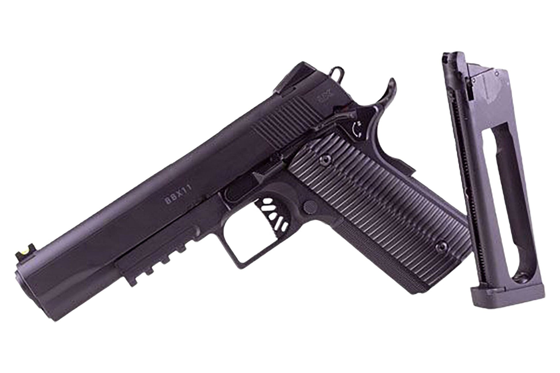 BBX-11 CO2 BB pistol with removable magazine and tactical grip