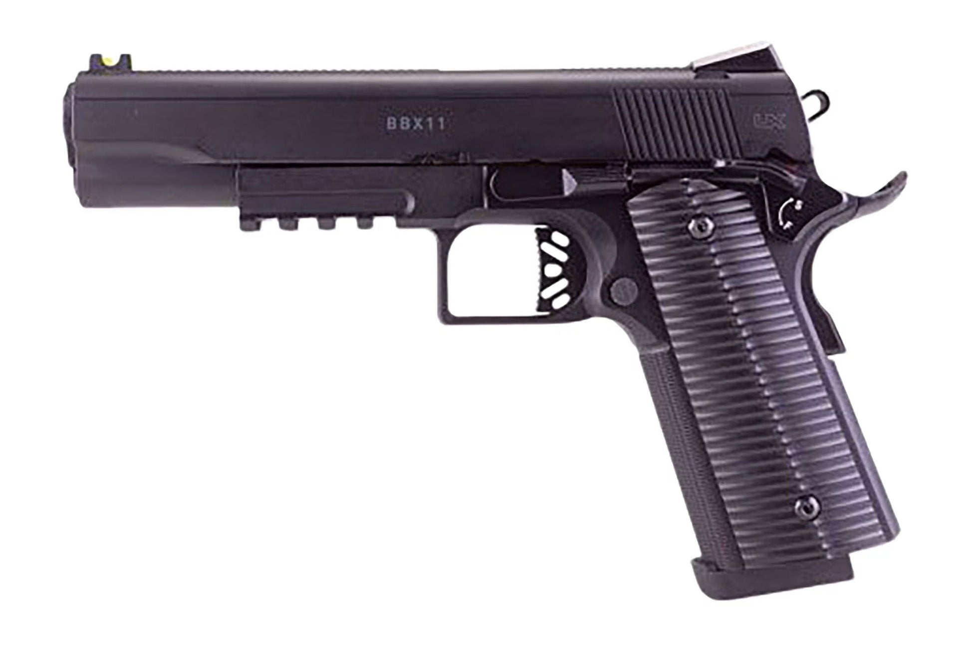 BBX-11 .177 caliber blowback CO2 BB air pistol right side profile