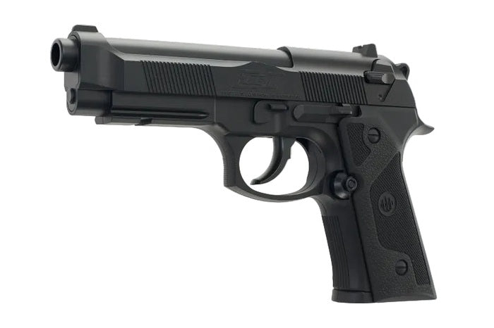 Beretta Elite II BB gun grip texture detail for secure handling
