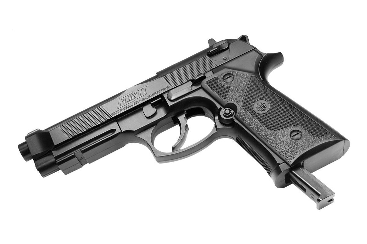 Beretta Elite II BB air pistol angled right view with trigger and frame
