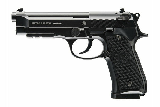 Beretta M92 A1 .177 caliber CO2 BB blowback air pistol with full metal black finish
