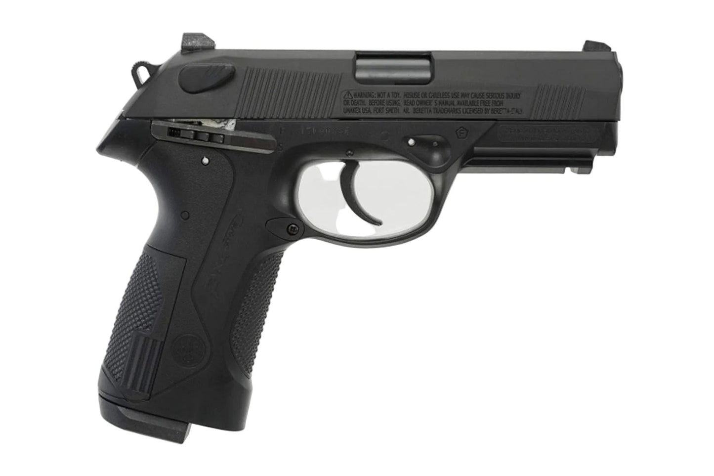 Beretta PX4 Storm airgun supporting both BBs and pellets with detailed replica construction