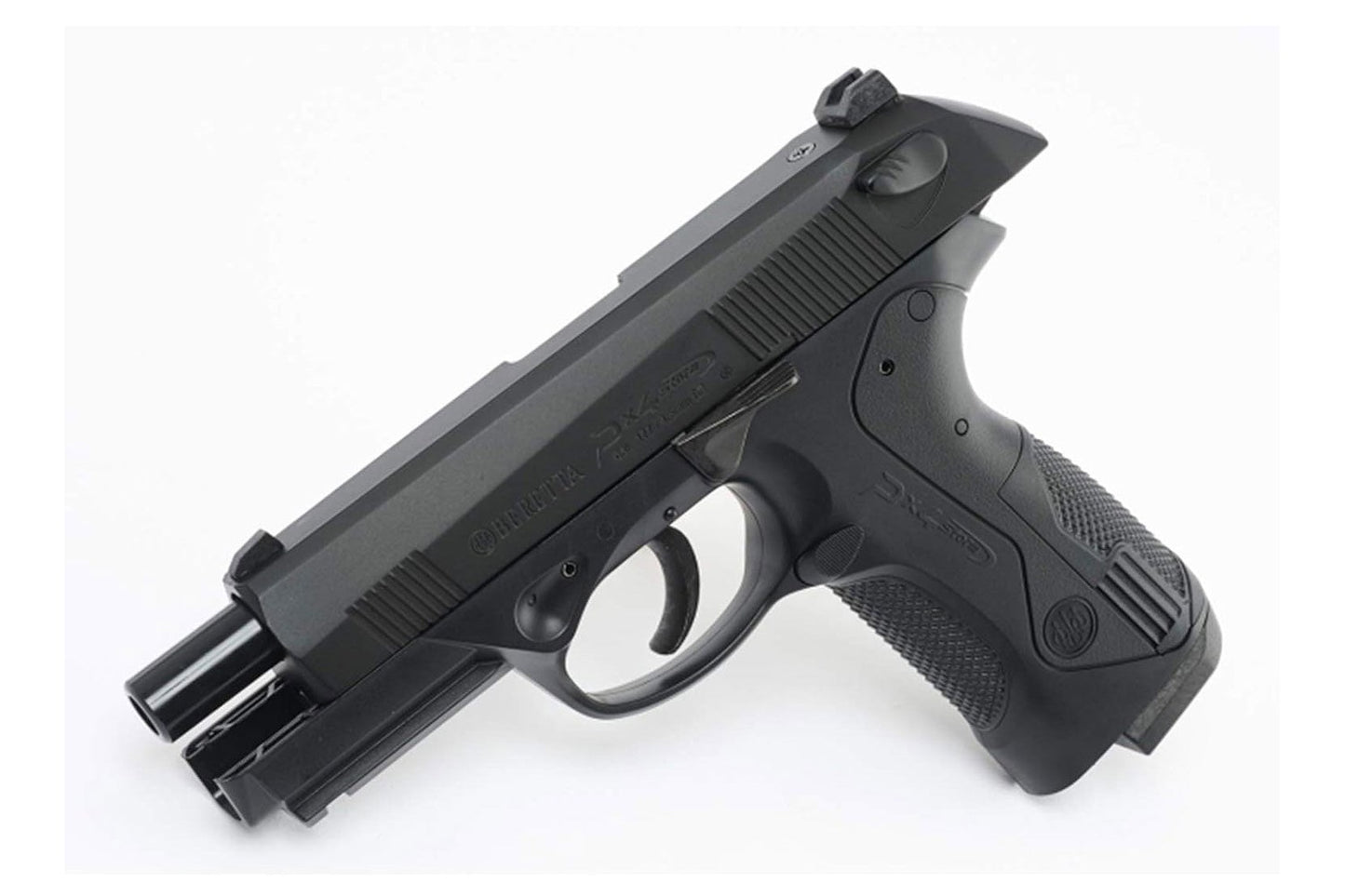 Realistic Beretta PX4 Storm blowback BB pistol with authentic styling and ergonomic grip