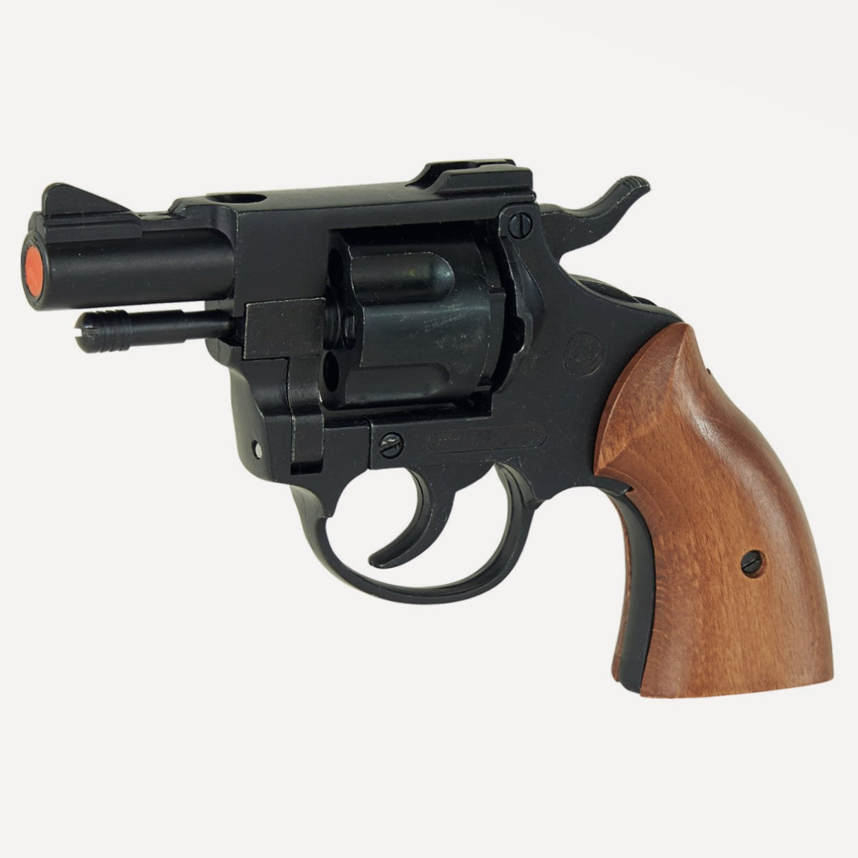 Bruni Olympic 9mm Blank Firing Revolver in Black - TCN VAULT