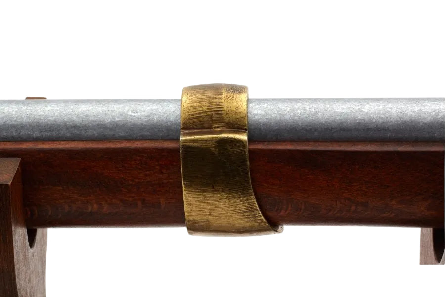  Colonial flintlock carbine replica side profile with realistic length and detailing