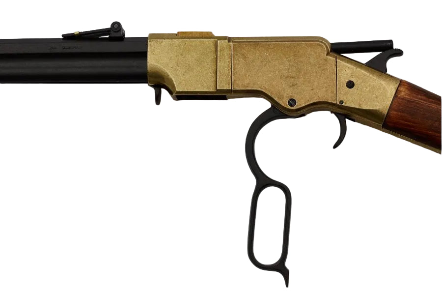 Civil War era Winchester style rifle replica by Denix ideal for historical display