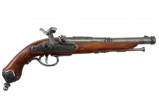 Colonial Italian 1825 percussion dueling pistol cap firing replica