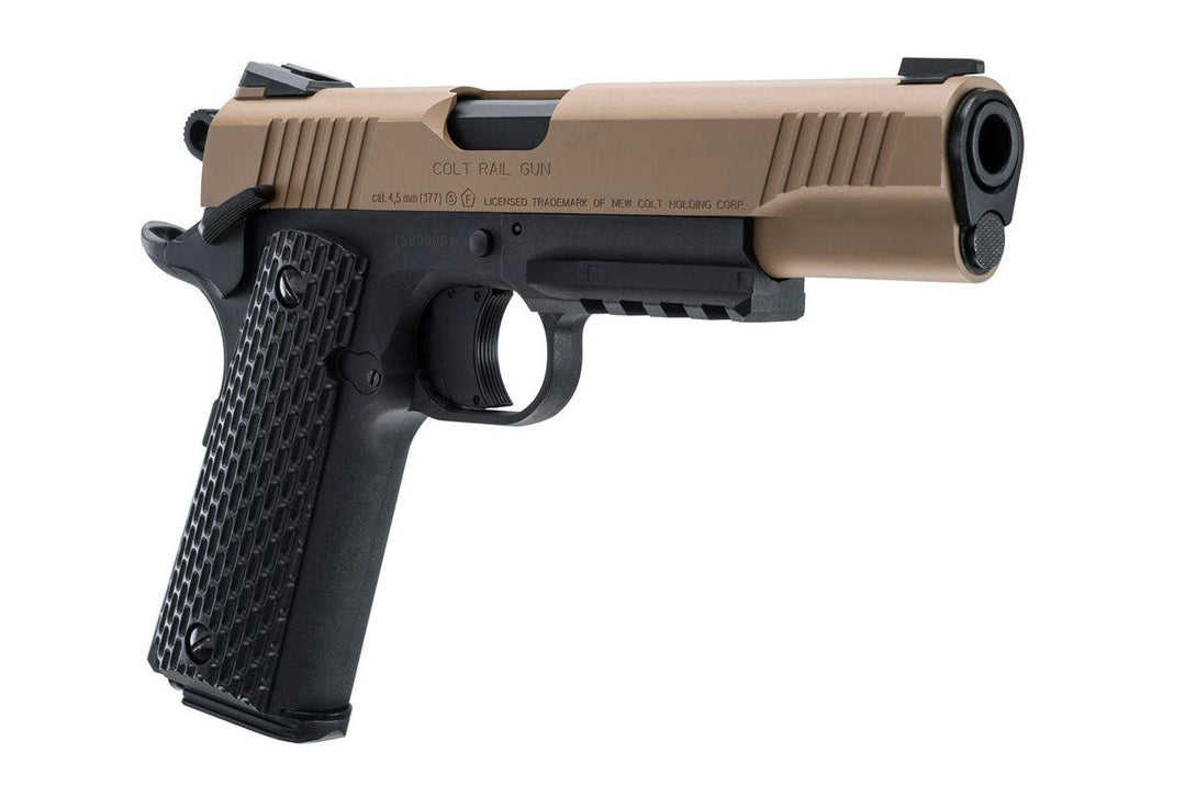 Colt M45 .177 BB gun air pistol with full metal slide and realistic weight
