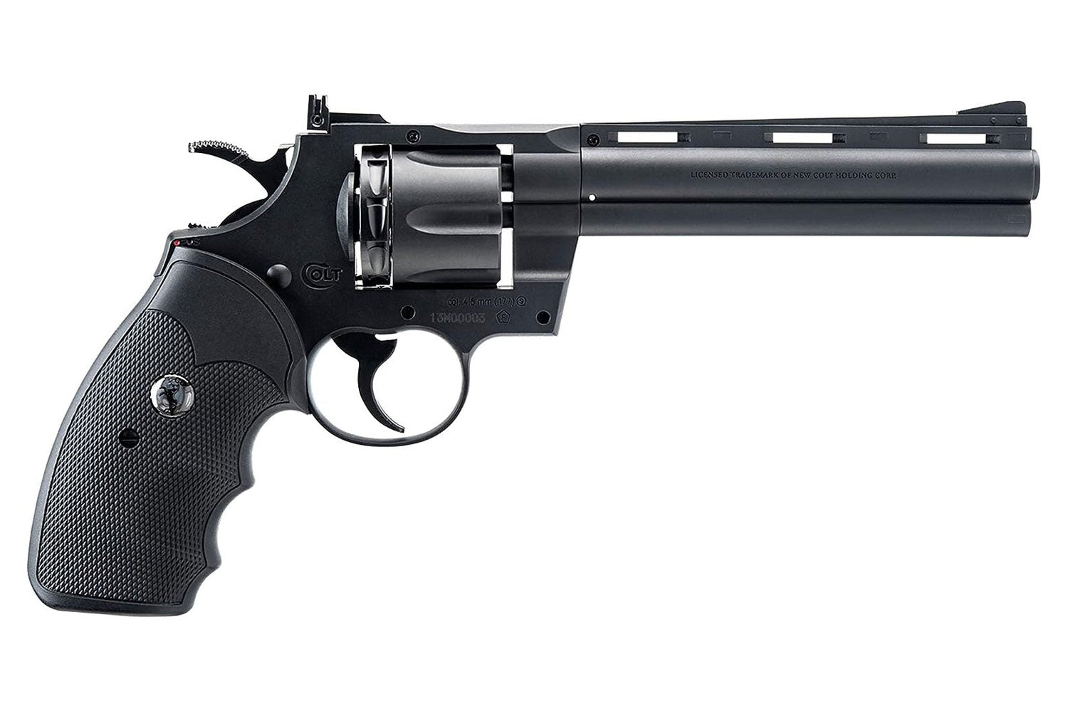 Colt Python airgun realistic metal finish replica look

