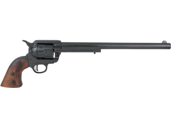 Denix 1873 SAA Buntline Special Non-Firing Revolver In Black - TCN VAULT