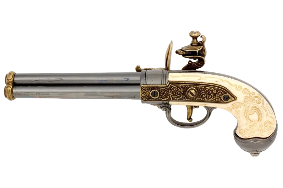 Denix 1016-L 18th century flintlock pistol decorative historical replica
