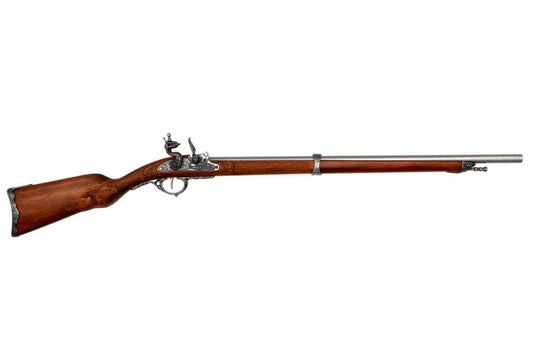 Denix 1080-G flintlock rifle France 1807 historical replica with wood and metal finish