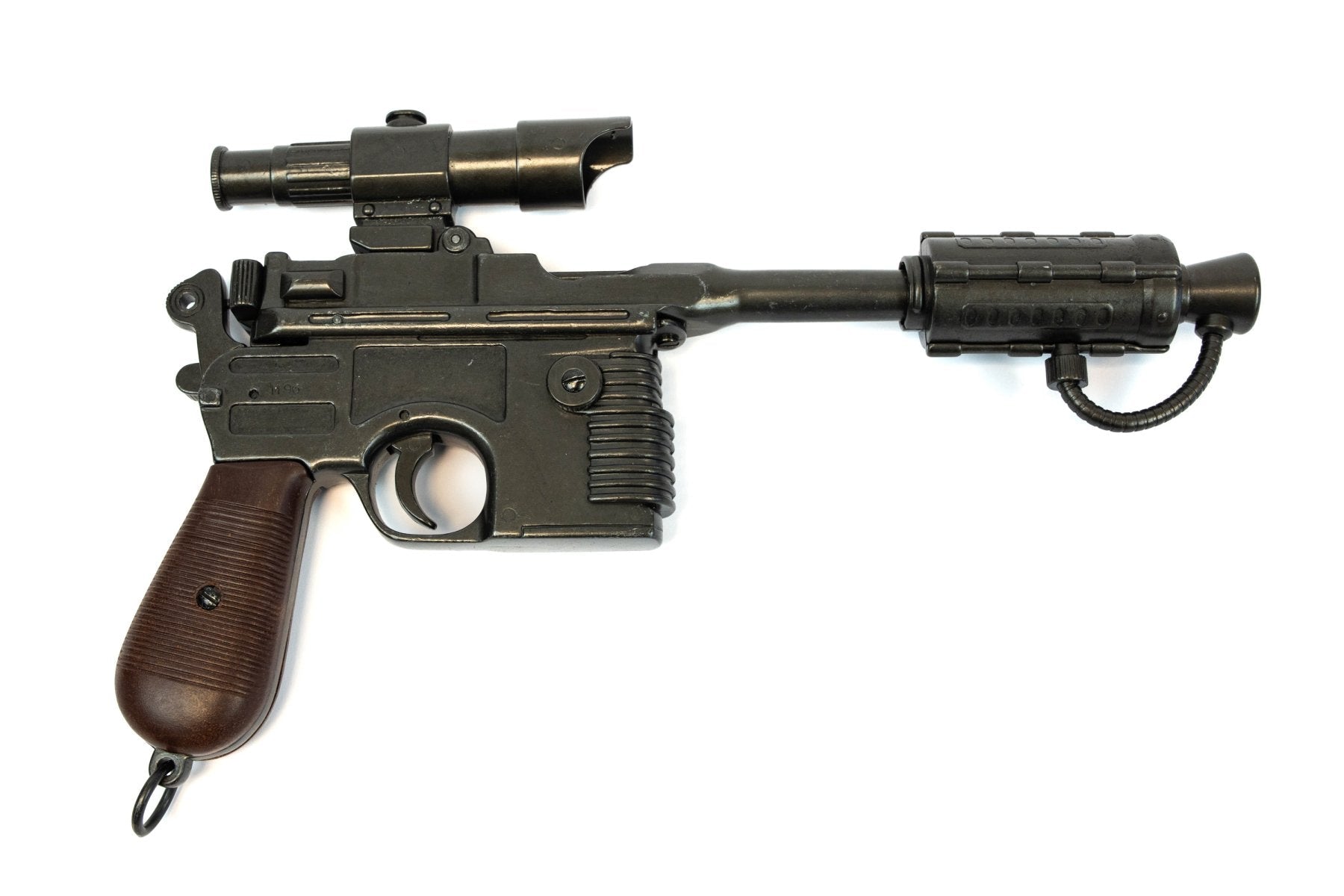Denix Space-Age Scoundrel non-firing pistol replica, left side view