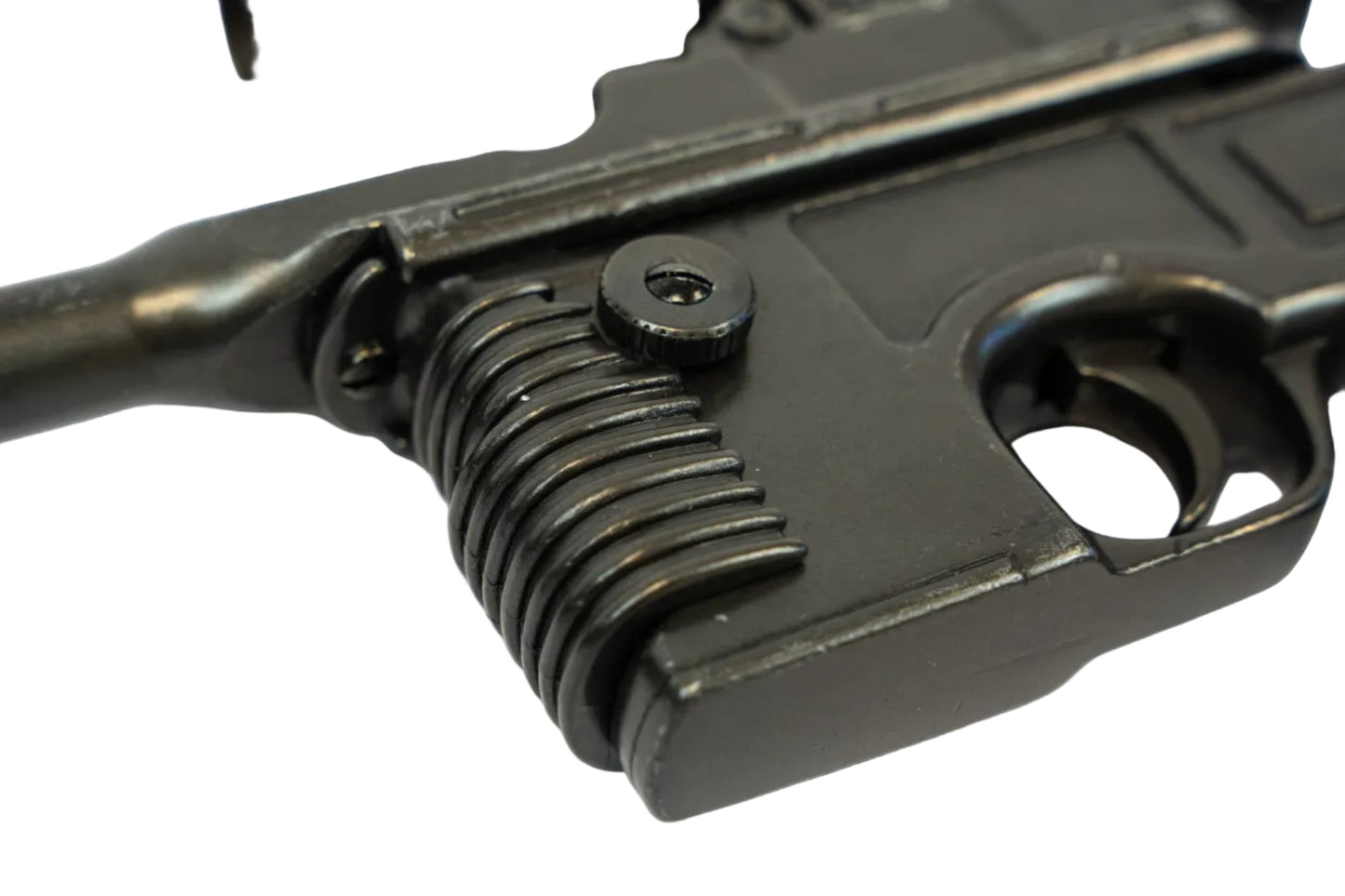Denix Space-Age Scoundrel replica ribbed frame and trigger detail