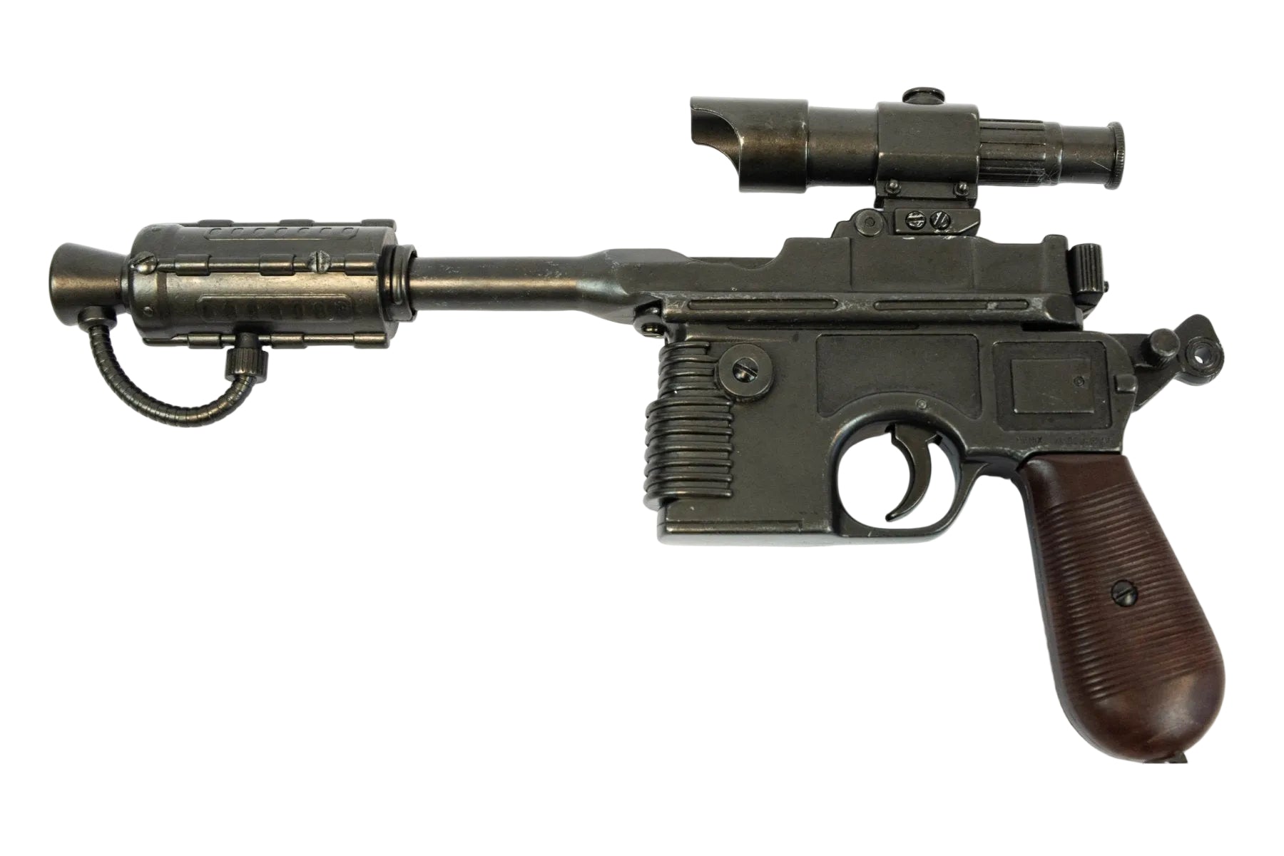 Denix Space-Age Scoundrel non-firing pistol replica, right side view
