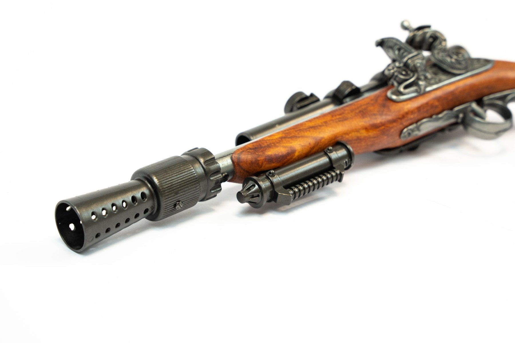 Denix steampunk flintlock pistol decorative mechanism detail