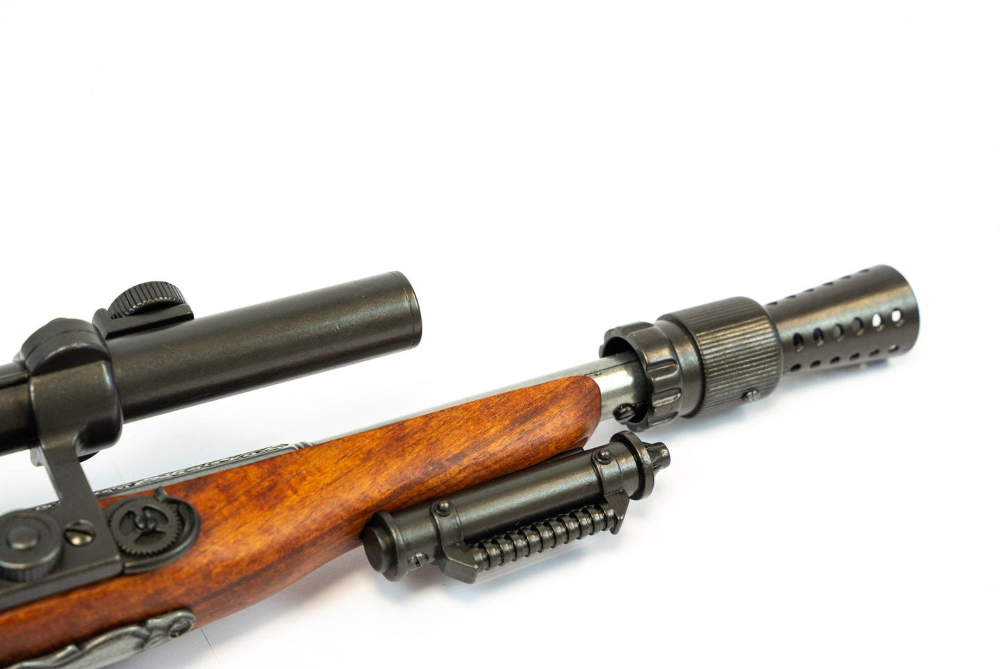 Denix 1322 non-firing replica pistol angled view