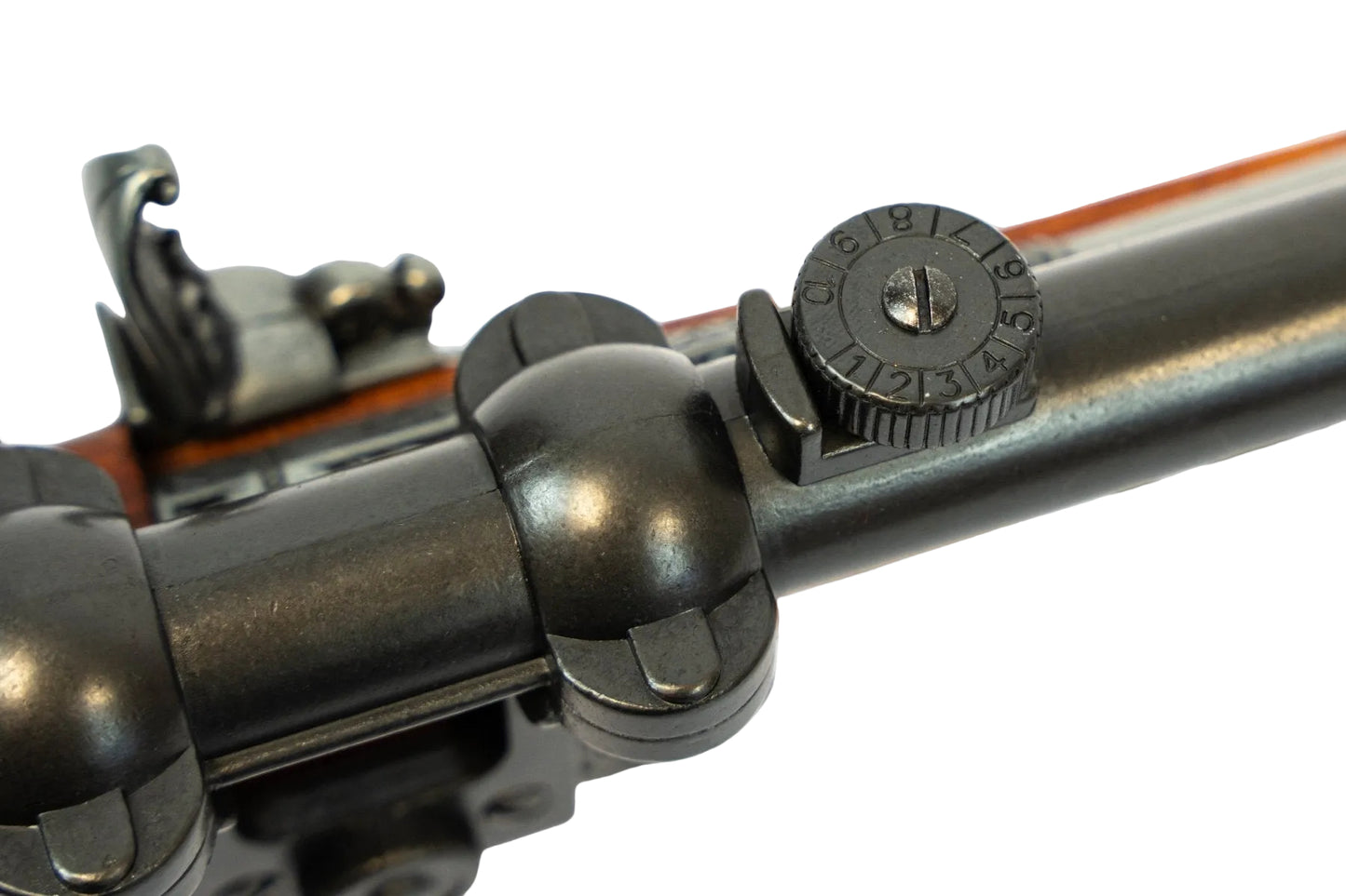 Denix steampunk flintlock pistol replica display view