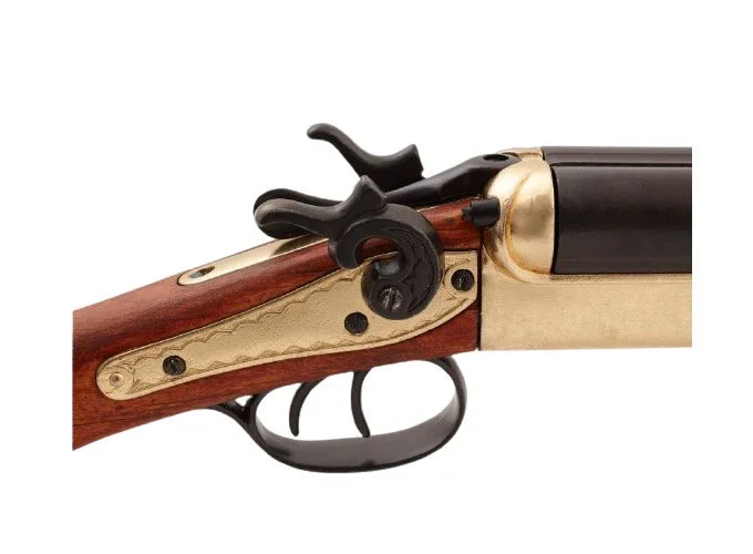 Denix 1881 Howitzer Non-Firing Stage Coach Shotgun in Brass
