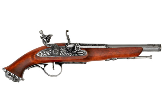 Denix 18TH Century Antique Grey Finish Non-Firing Flintlock Pistol