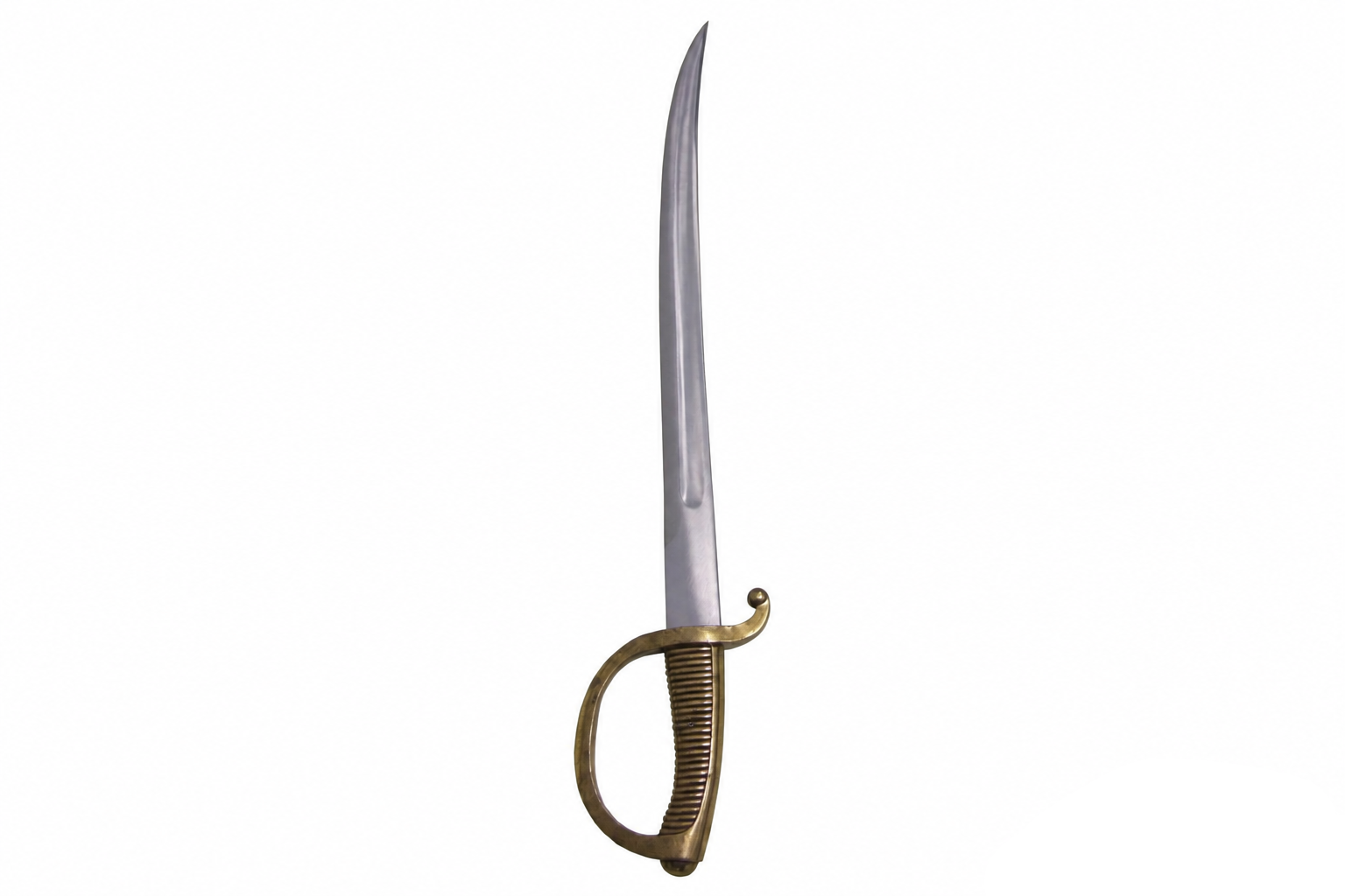 Denix 4127 French briquet boarding cutlass unsheathed, full view