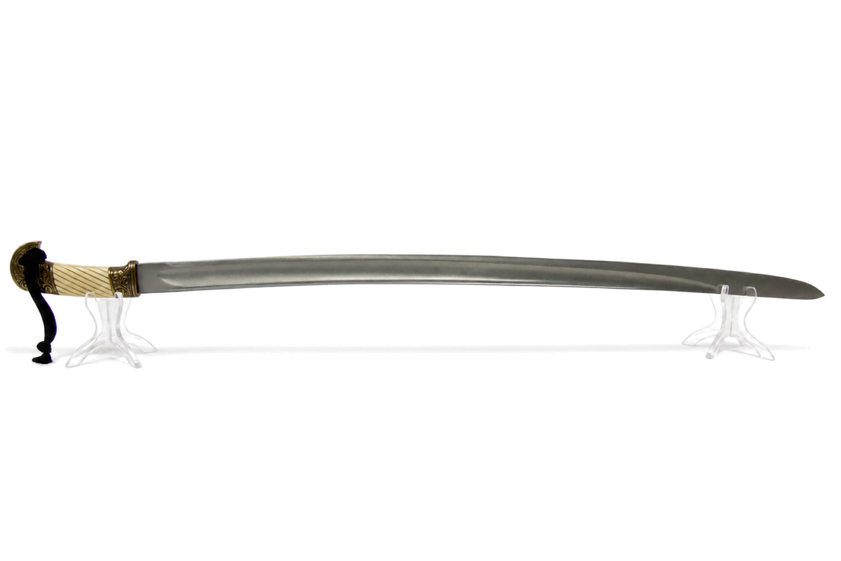 Denix 4135 Russian Shashka cavalry sabre displayed unsheathed