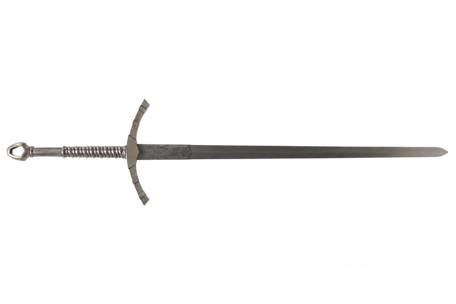 Denix 4183NQ medieval replica sword unsheathed, full view
