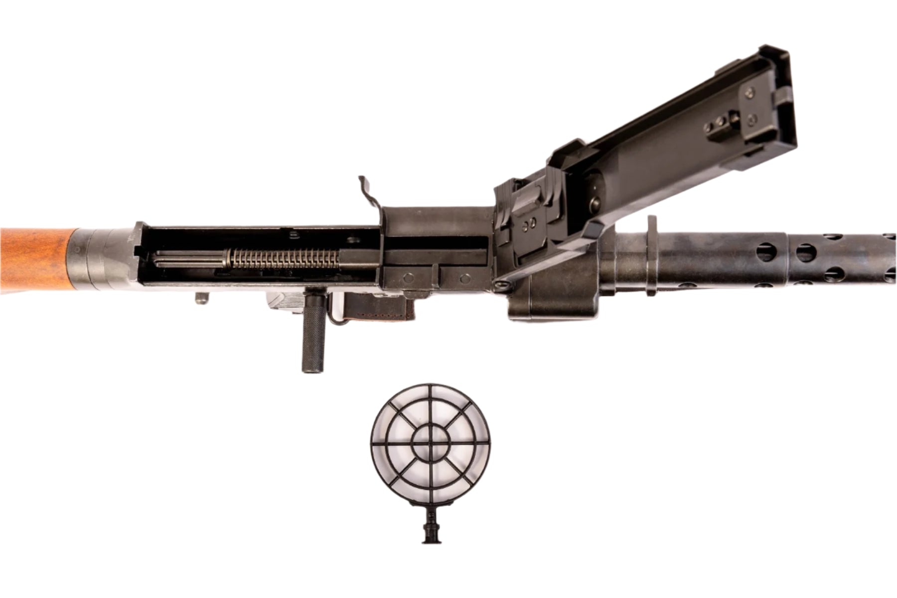View of the loading bay for the Non-Firing Denix MG34
