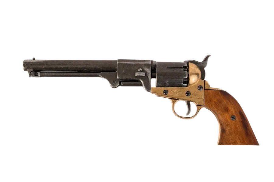Side profile of Denix Civil War Griswold & Gunnison replica showing classic Civil War firearm design
